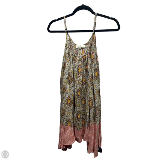 Top Sleeveless By Umgee In Orange & Tan, Size: Xl