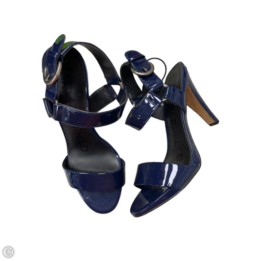 Sandals Designer By Karl Lagerfeld In Blue, Size: 8