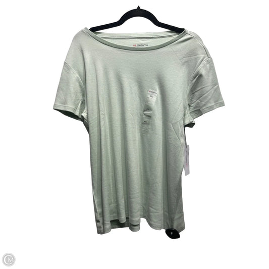 Top Short Sleeve Basic By Liz Claiborne In Green, Size: Xxl