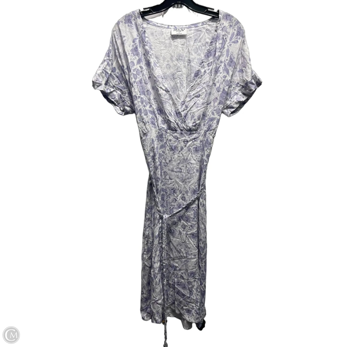 Dress Casual Short By Jolie & Joy In Purple & White, Size: M