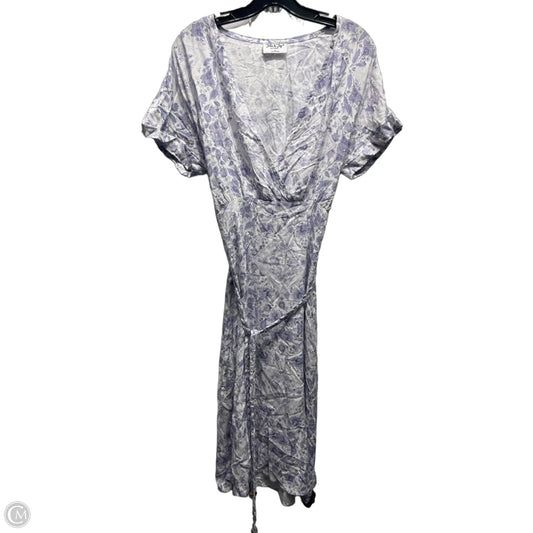 Dress Casual Short By Jolie & Joy In Purple & White, Size: M