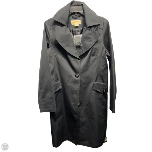 Coat Trench Coat By Michael By Michael Kors In Black, Size: M