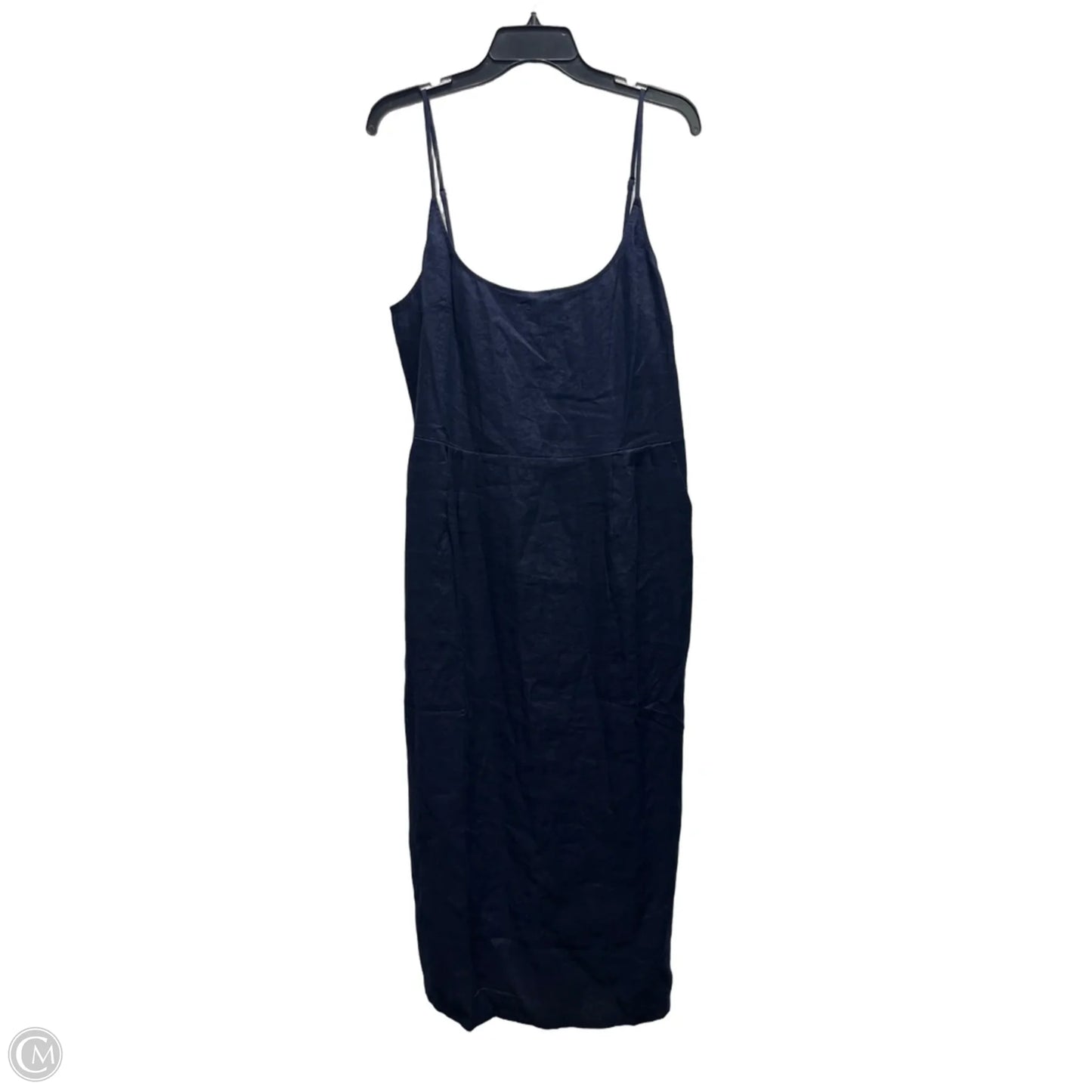 Dress Casual Maxi By Quince In Navy, Size: L