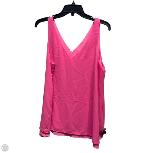 Top Sleeveless Designer By Lilly Pulitzer In Pink, Size: M