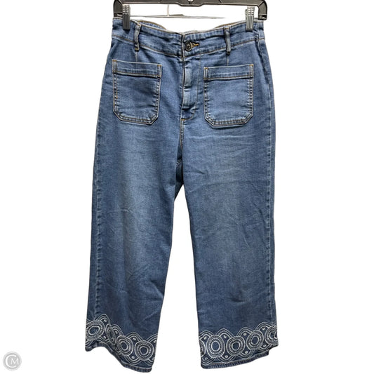 Jeans Cropped By Bagatelle In Blue Denim, Size: 4