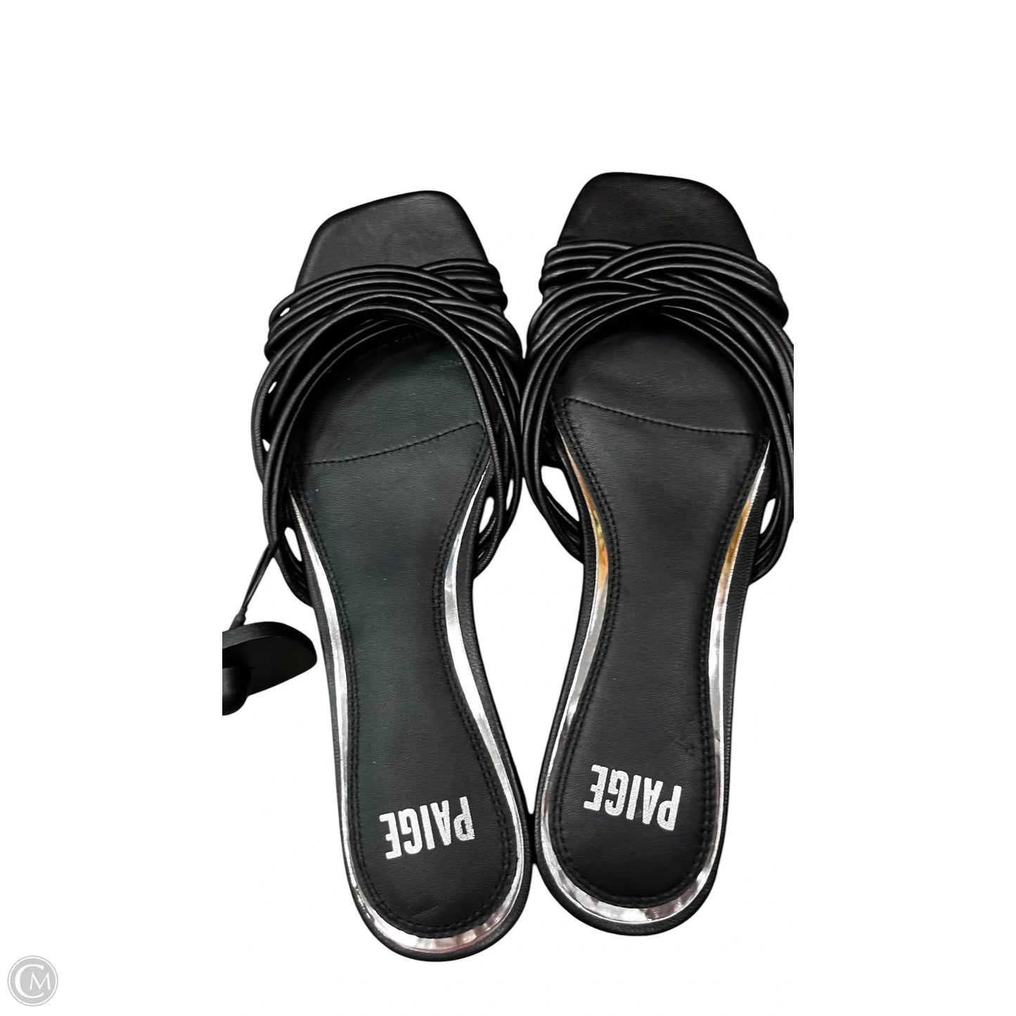 Sandals Flats By Paige In Black, Size: 10