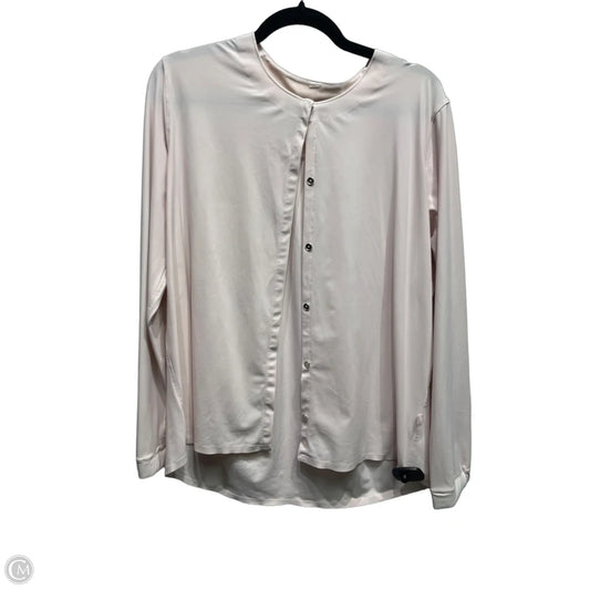 Athletic Top Long Sleeve Crewneck By Lululemon In Pink, Size: S