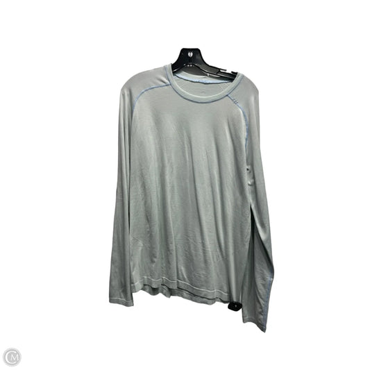 Athletic Top Long Sleeve Crewneck By Lululemon In Blue, Size: S