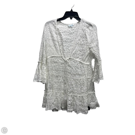 Swimwear Cover-up By Blue Island In White, Size: M
