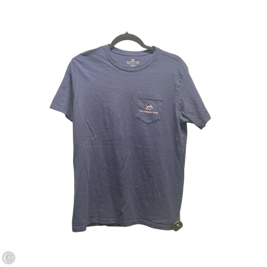 Top Short Sleeve Basic By Southern Tide In Blue & Pink, Size: M