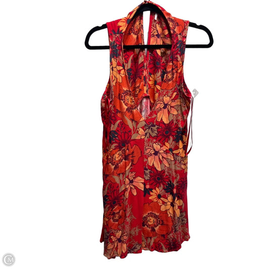 Dress Casual Short By Free People In Orange & Red, Size: S