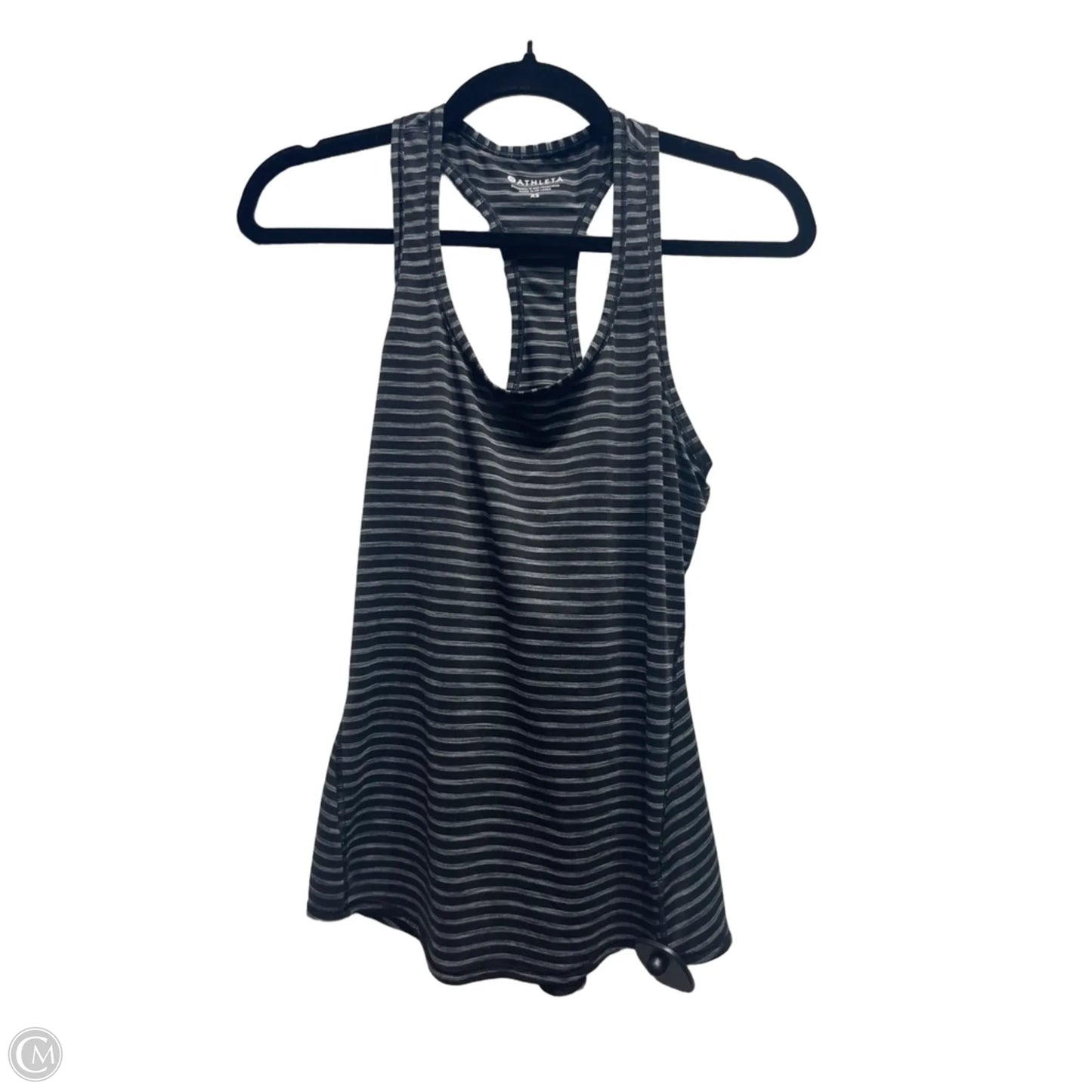 Athletic Tank Top By Athleta In Black & Grey, Size: Xs