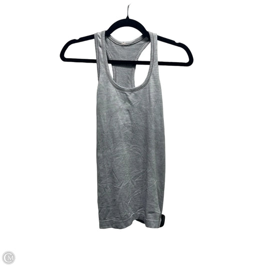 Athletic Tank Top By Lululemon In Grey, Size: 4