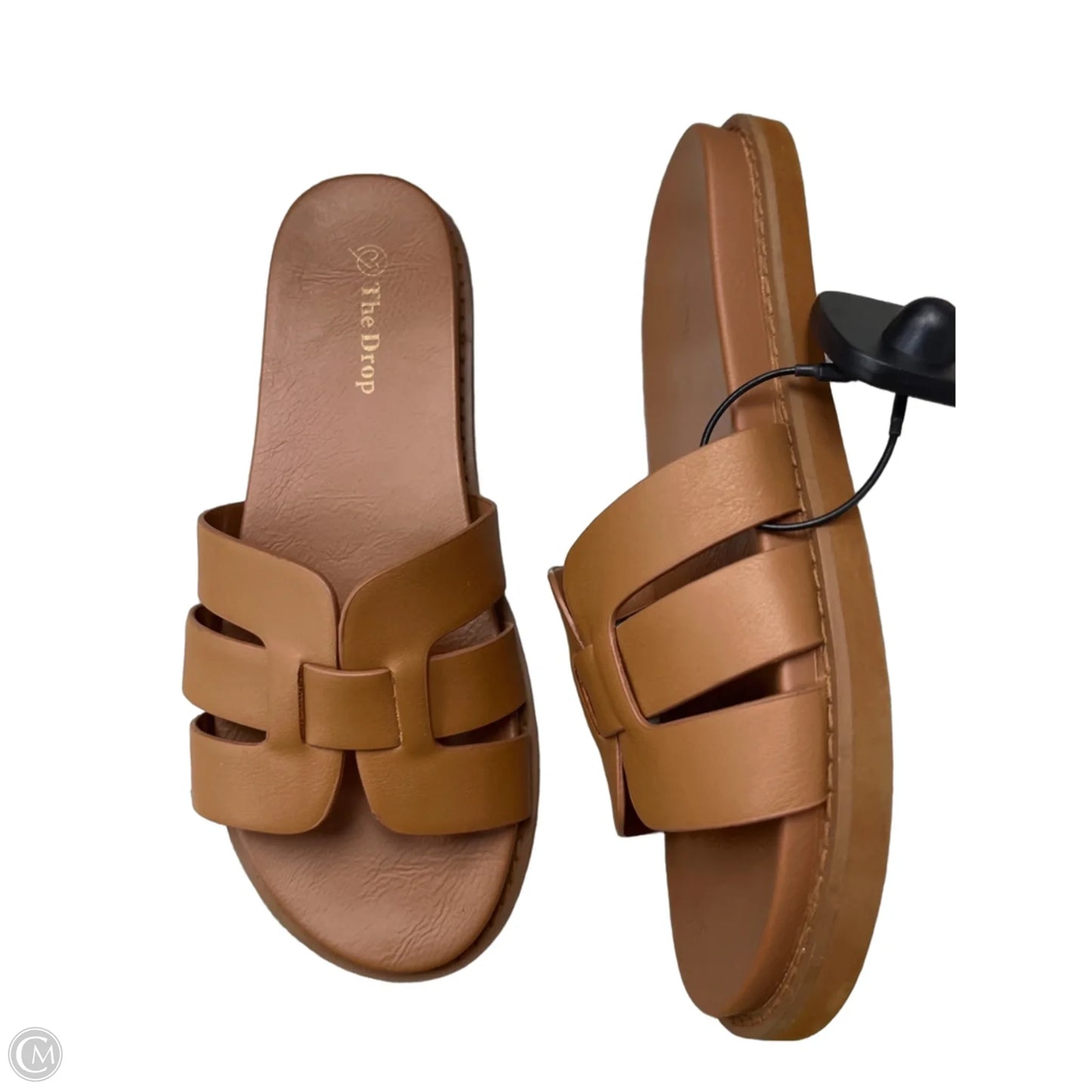 Sandals Flats By The Drop In Brown, Size: 5.5