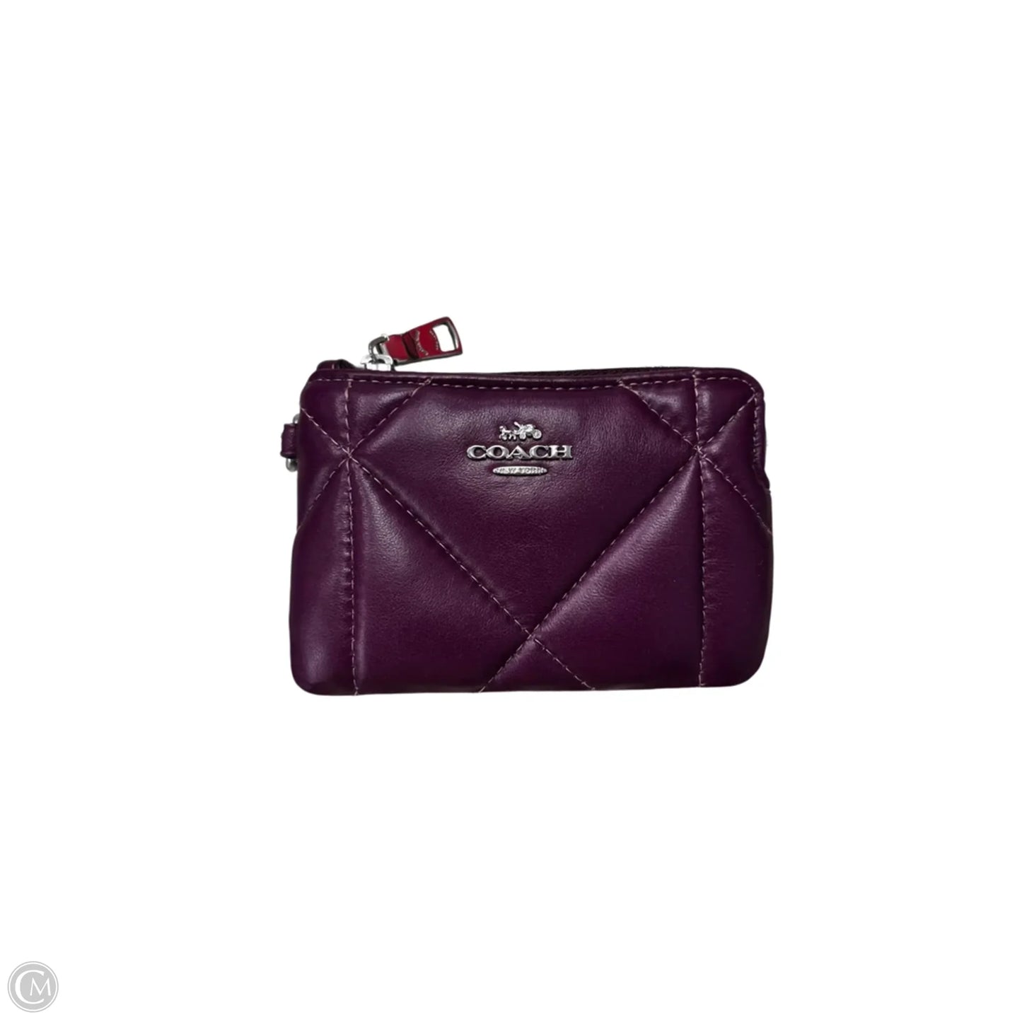 Coin Purse Designer By Coach, Size: Small