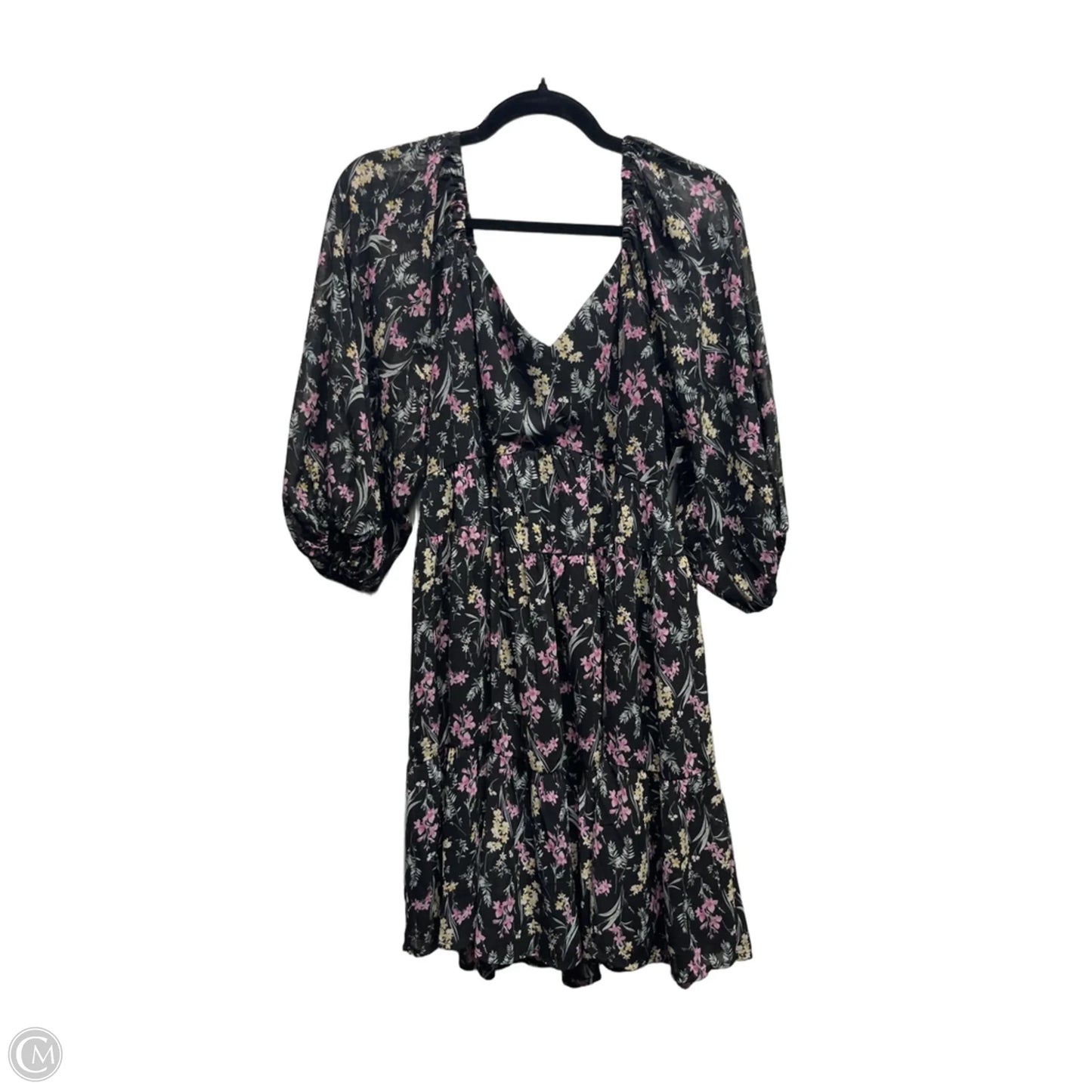 Dress Party Short By Arula In Black & Pink, Size: Xl