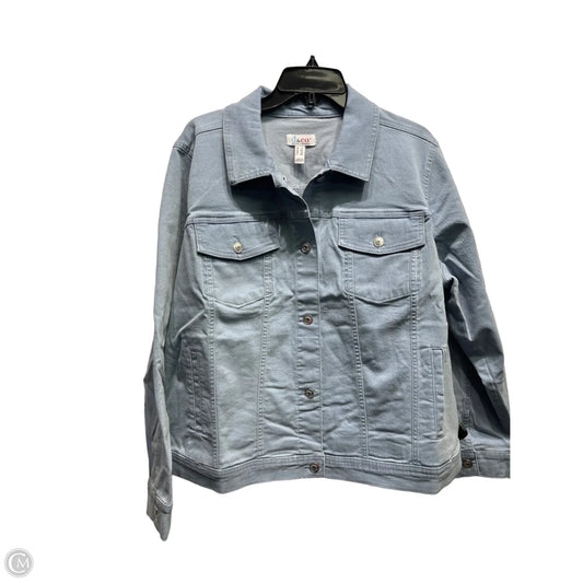 Jacket Denim By D&co. In Blue Denim, Size: 1x
