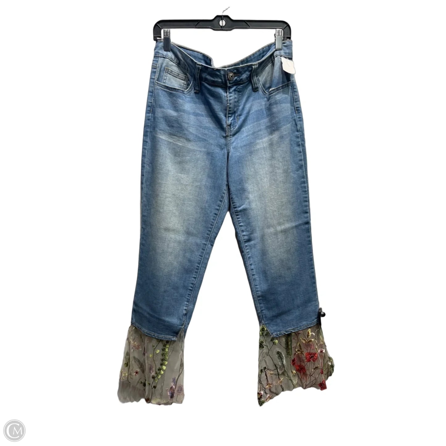 Jeans Flared By Hydraulic In Blue Denim, Size: 10
