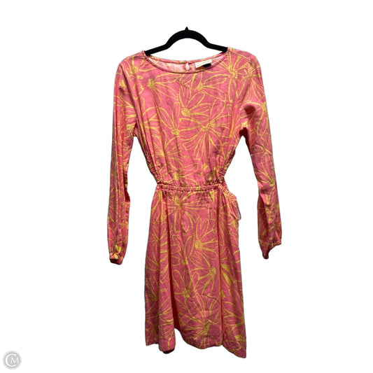 Dress Casual Short By Universal Thread In Pink & Yellow, Size: S