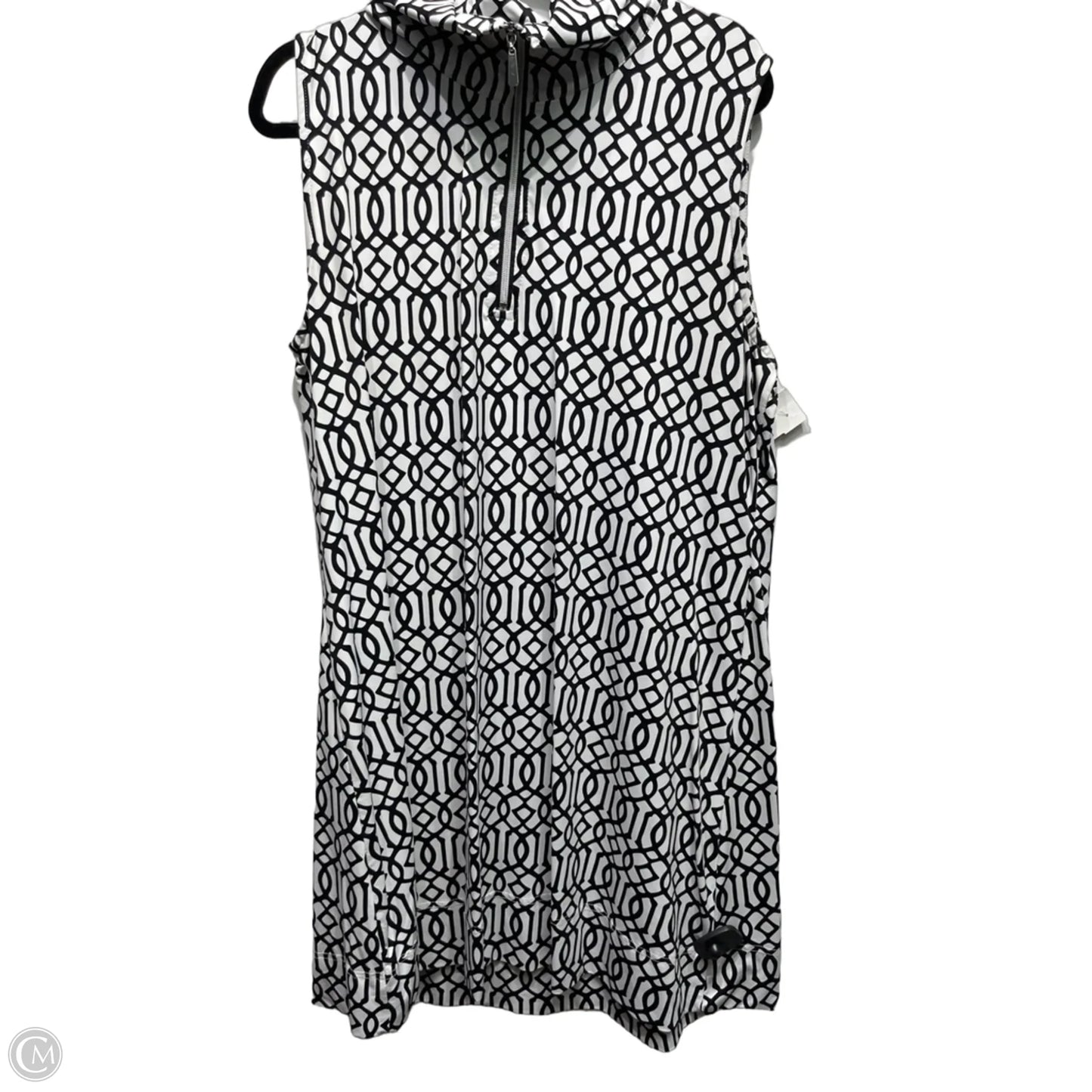 Dress Casual Short By Lulu B In Black & White, Size: 1x