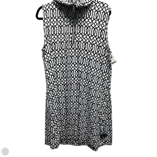 Dress Casual Short By Lulu B In Black & White, Size: 1x