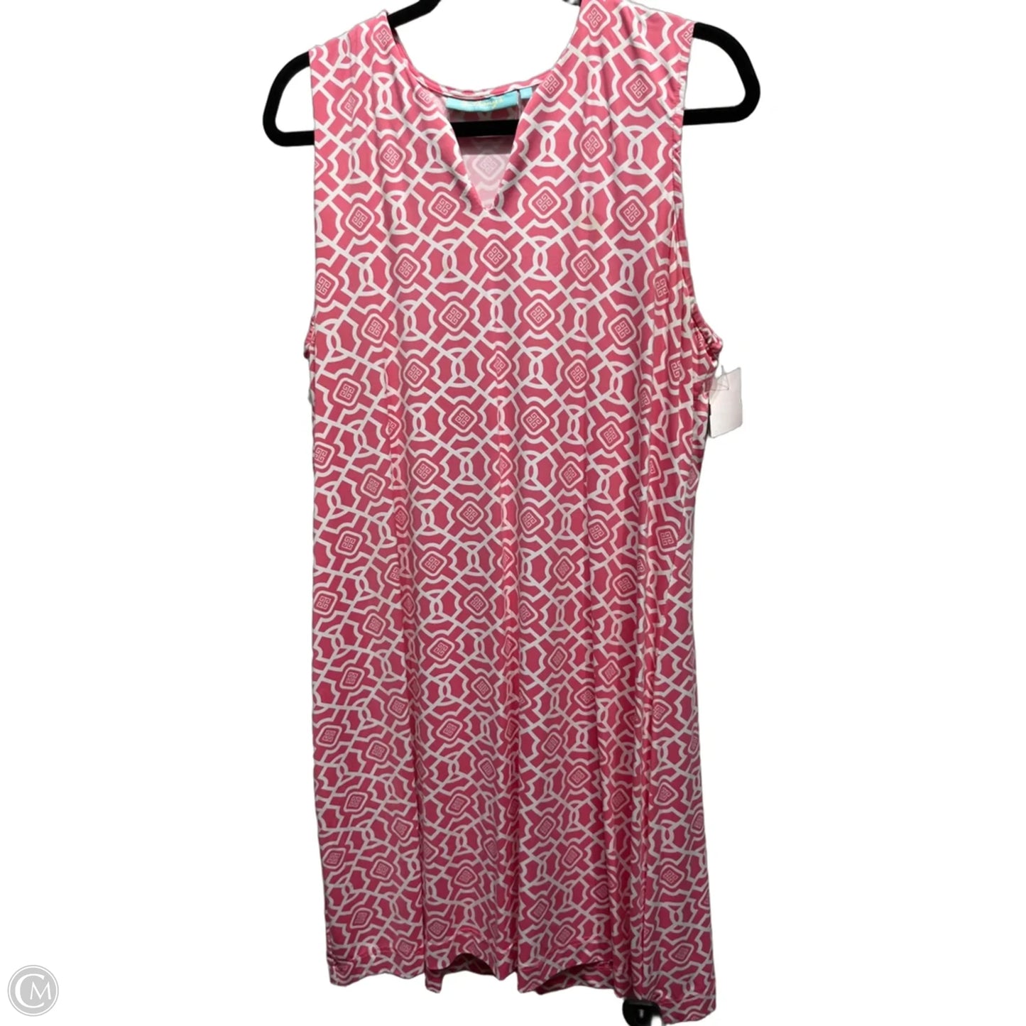 Dress Casual Short By anthonys In Pink & White, Size: Xl