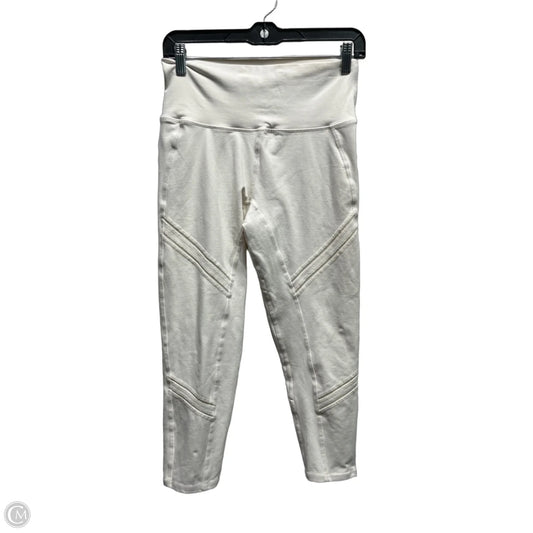 Athletic Leggings Capris By Alo In White, Size: L
