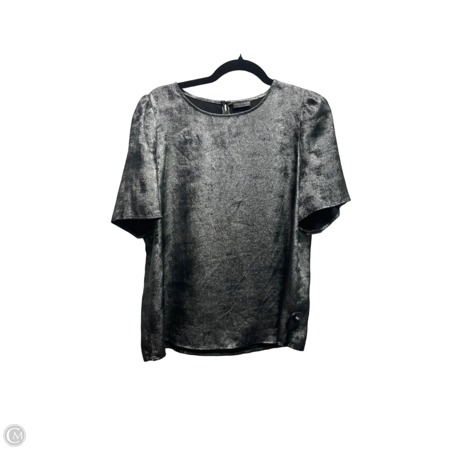 Top Short Sleeve By Vince Camuto In Grey, Size: S