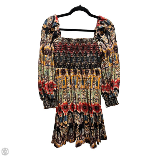 Dress Designer By Alice + Olivia In Orange & Red, Size: 4