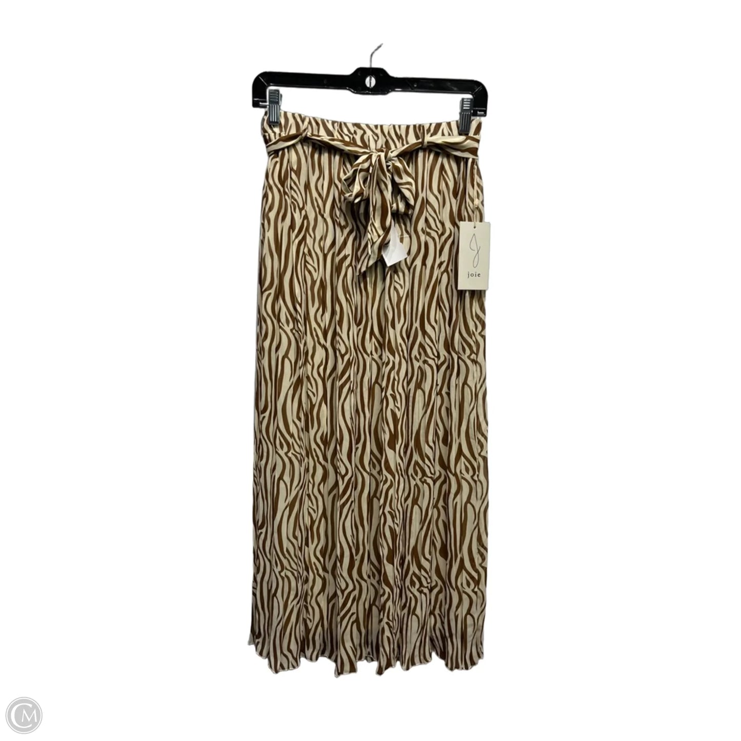 Skirt Maxi By Joie In Brown & Cream, Size: M