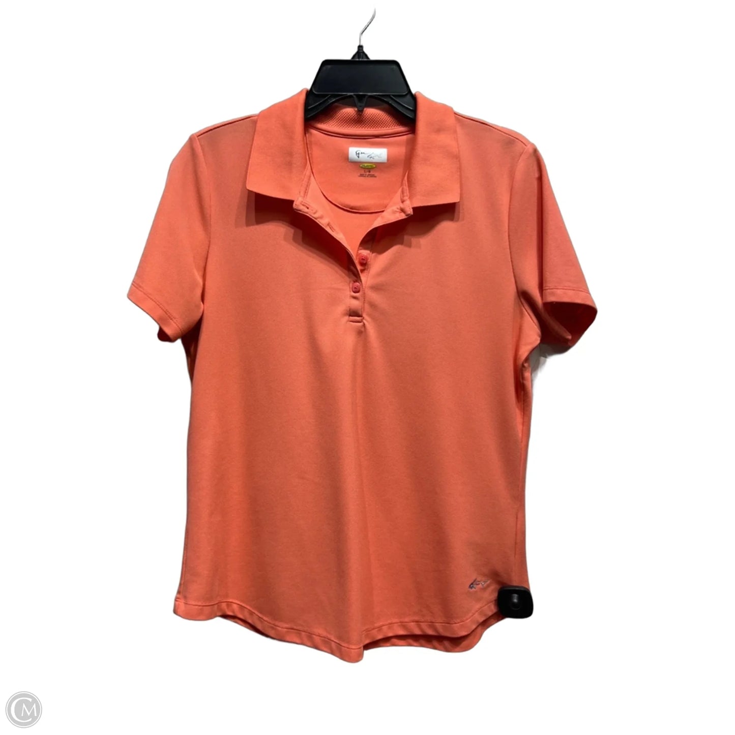 Top Short Sleeve By Greg Norman In Paisley Print, Size: L