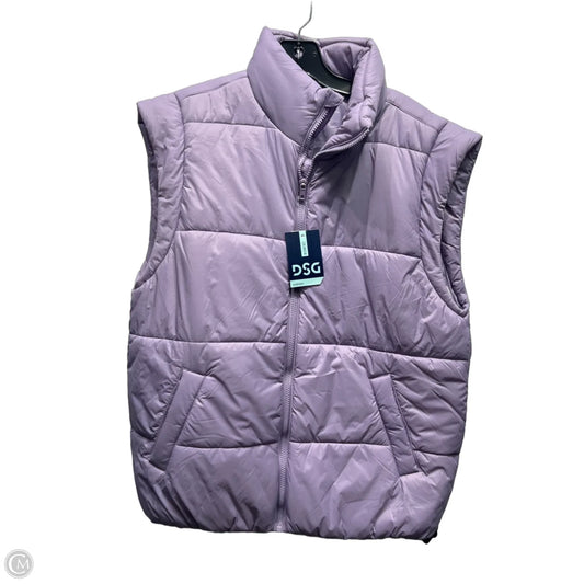 Vest Puffer & Quilted By Dsg Outerwear In Purple, Size: S