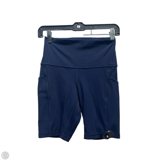 Athletic Shorts By Lululemon In Navy, Size: 6