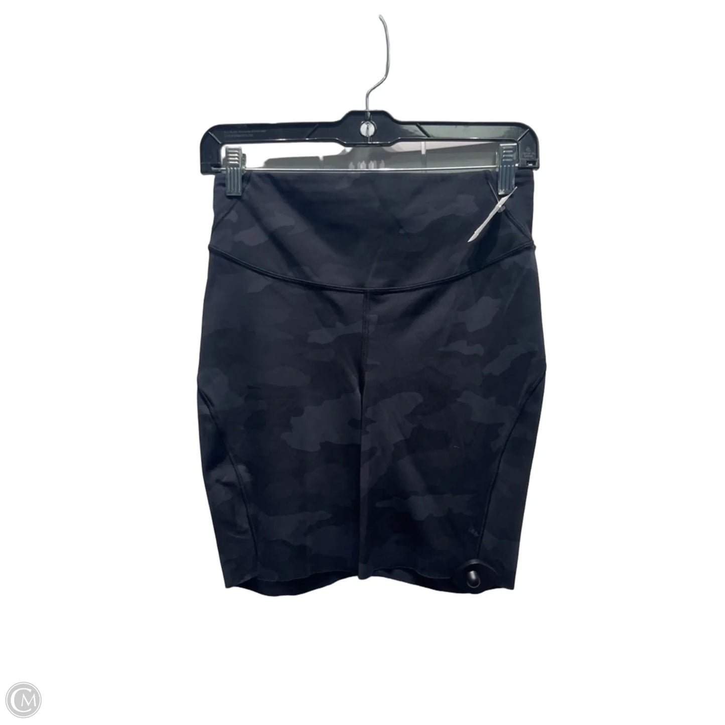 Athletic Shorts By Lululemon In Black & Grey, Size: 8