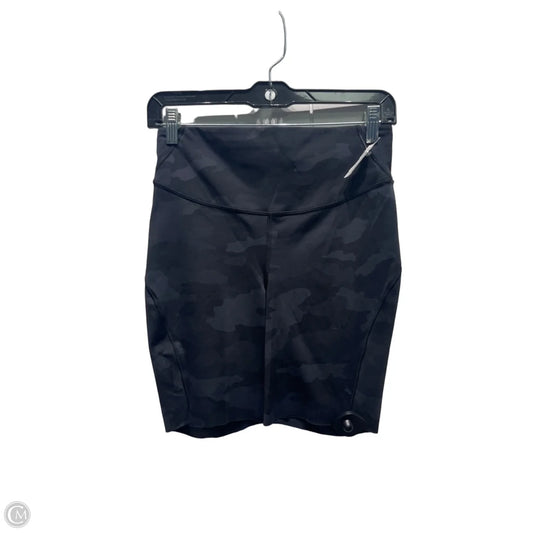 Athletic Shorts By Lululemon In Black & Grey, Size: 8