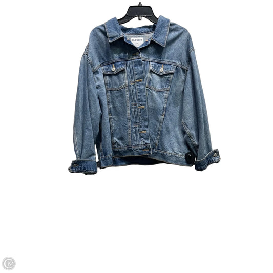 Jacket Denim By Old Navy In Blue Denim, Size: Xxl