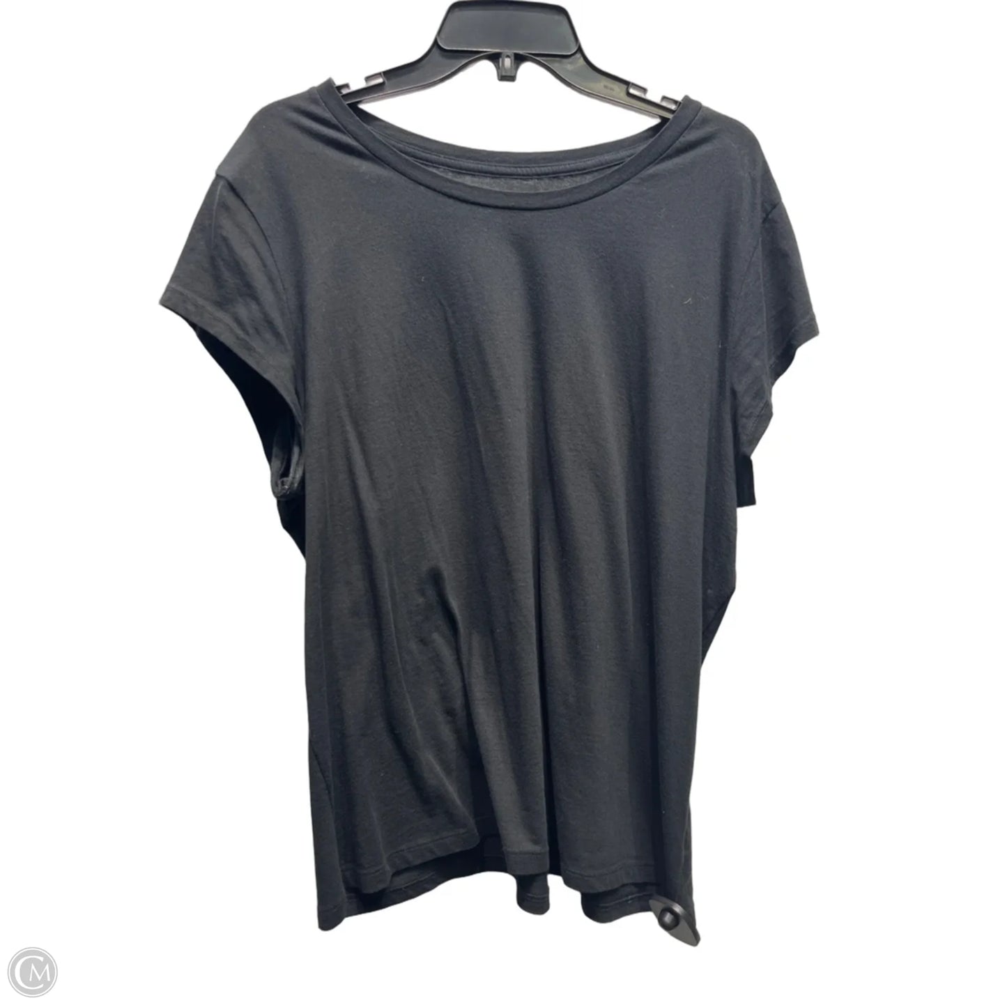 Top Short Sleeve Basic By Universal Thread In Black, Size: Xxl