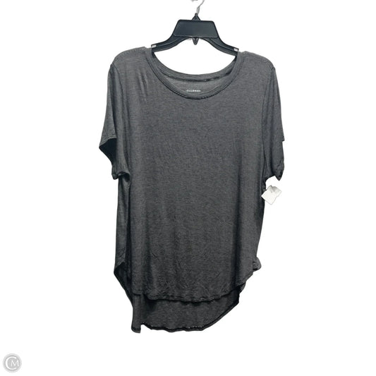 Top Short Sleeve By Halogen In Black & White, Size: Xl