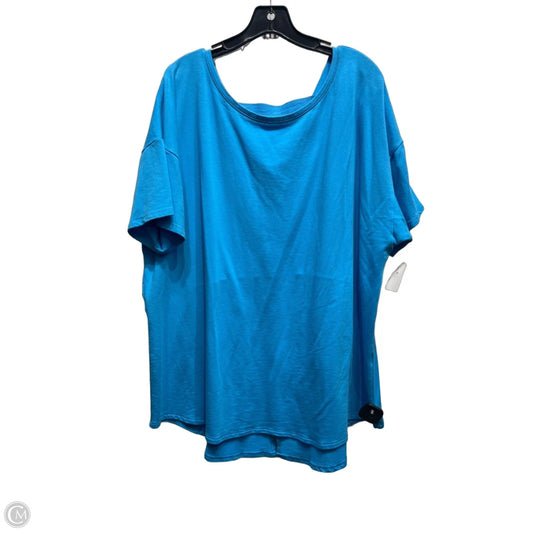 Top Short Sleeve By Chicos In Blue, Size: 20