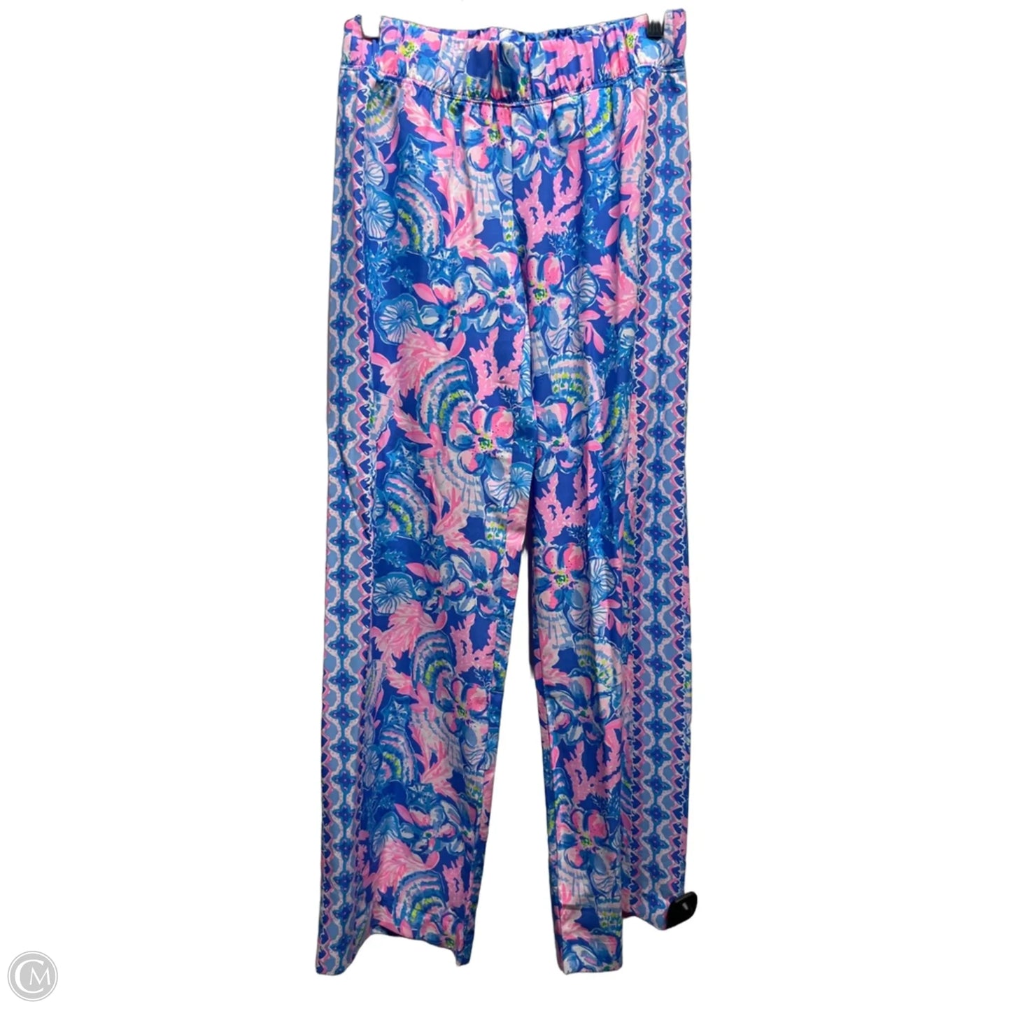 Pants Designer By Lilly Pulitzer In Blue & Pink, Size: Xs