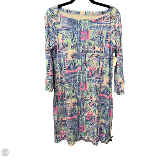 Dress Designer By Lilly Pulitzer In Blue & Pink, Size: L