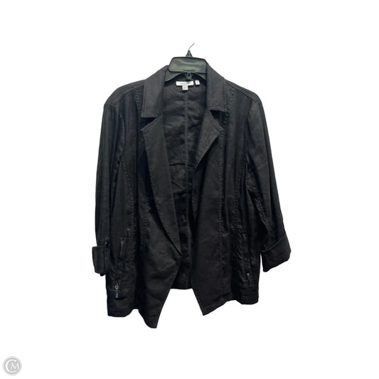 Blazer By Chicos In Black, Size: 12