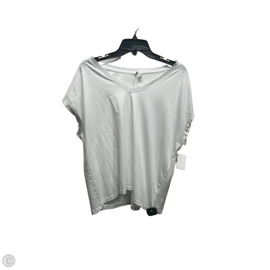 Top Short Sleeve Basic By Nordstrom In White, Size: Xl