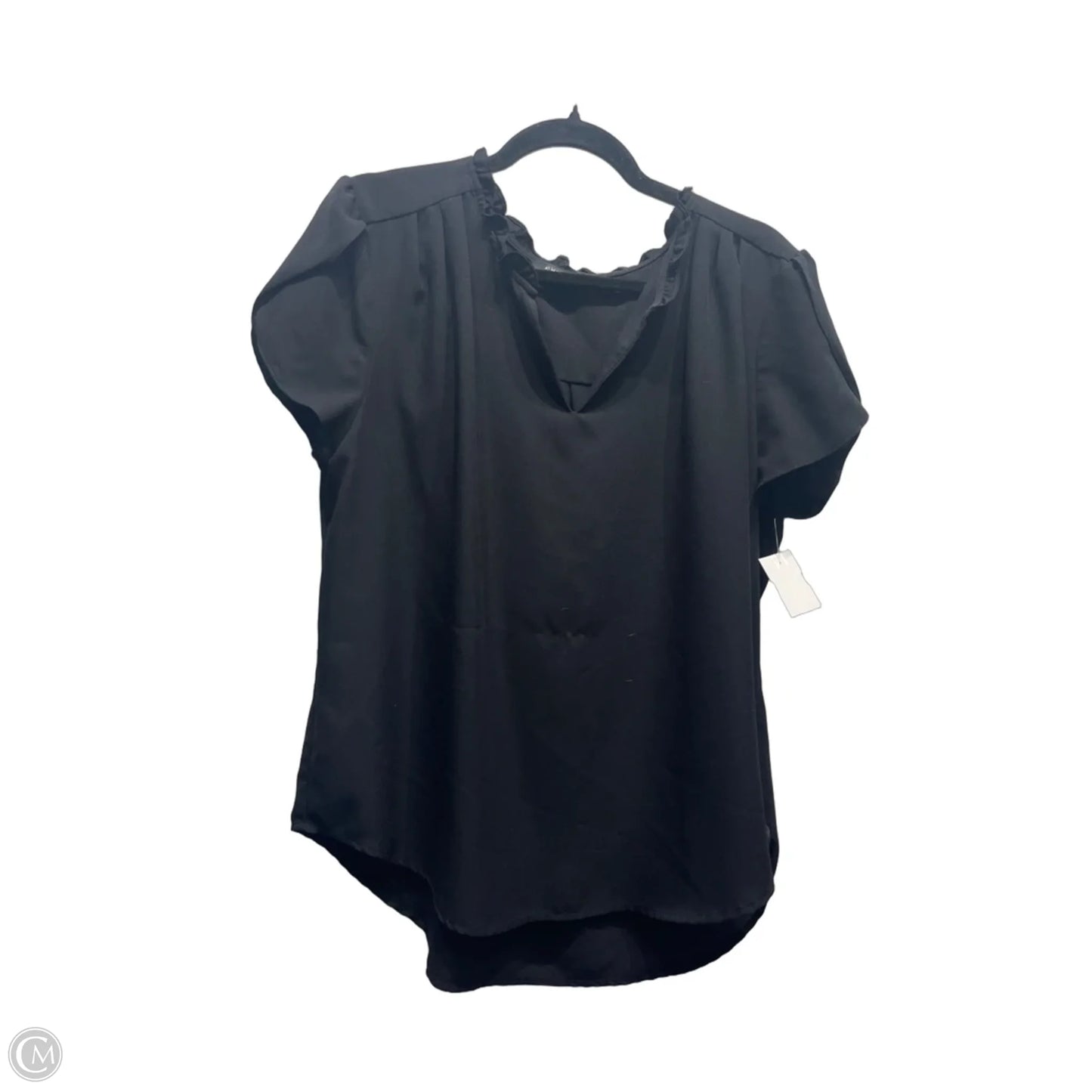 Top Short Sleeve By 41 Hawthorn In Black, Size: Xl
