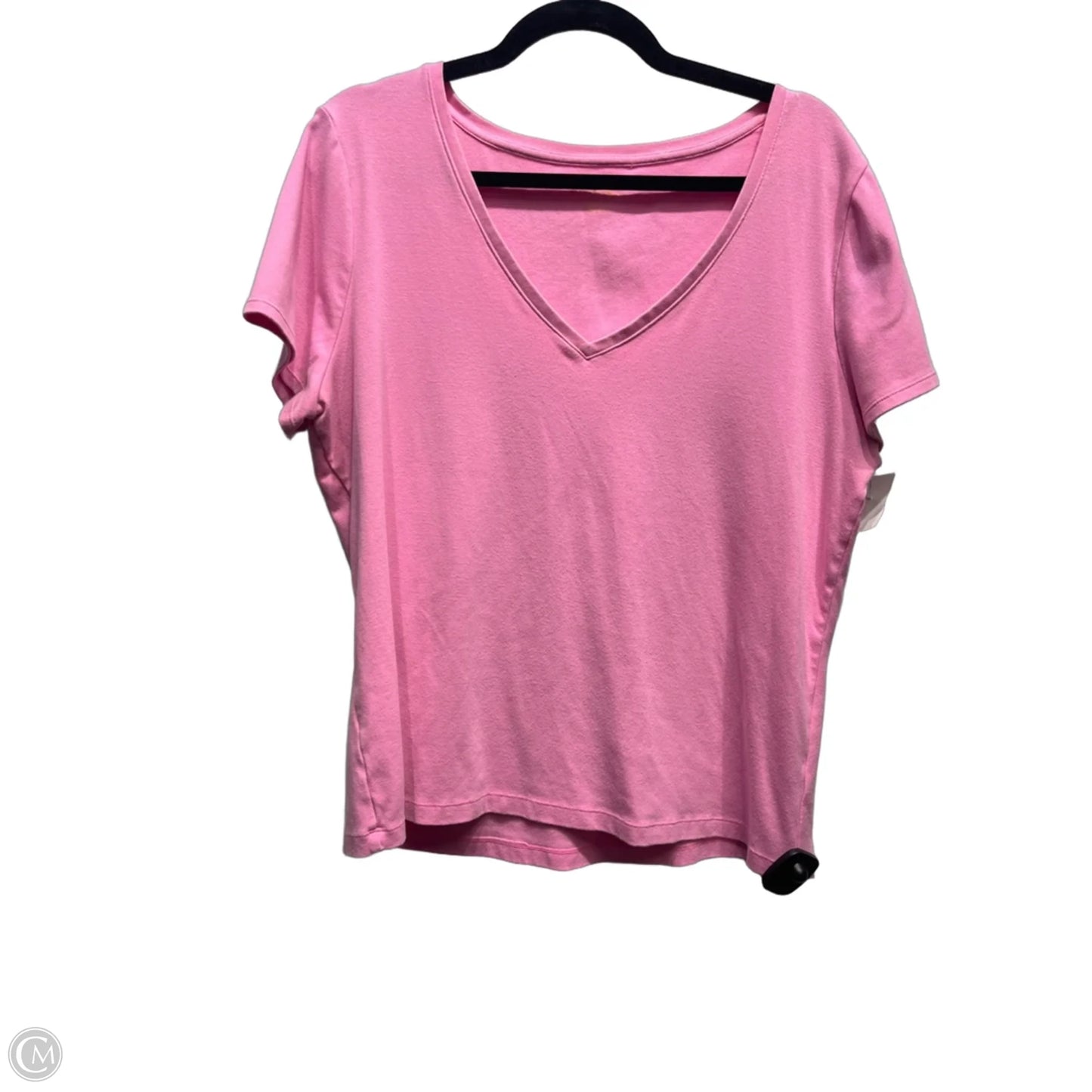 Top Short Sleeve Designer By Lilly Pulitzer In Pink, Size: Xxl