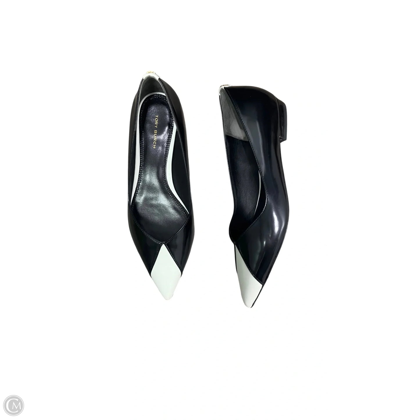 Shoes Designer By Tory Burch In Black & White, Size: 7