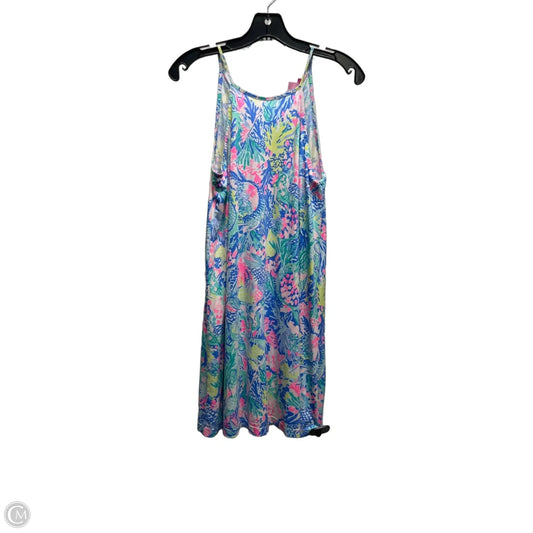 Dress Designer By Lilly Pulitzer In Blue & Pink, Size: Xxs
