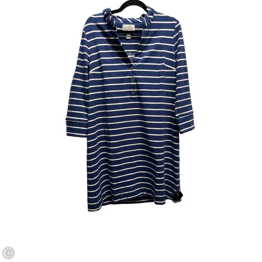 Dress Designer By Lilly Pulitzer In Blue & White, Size: M