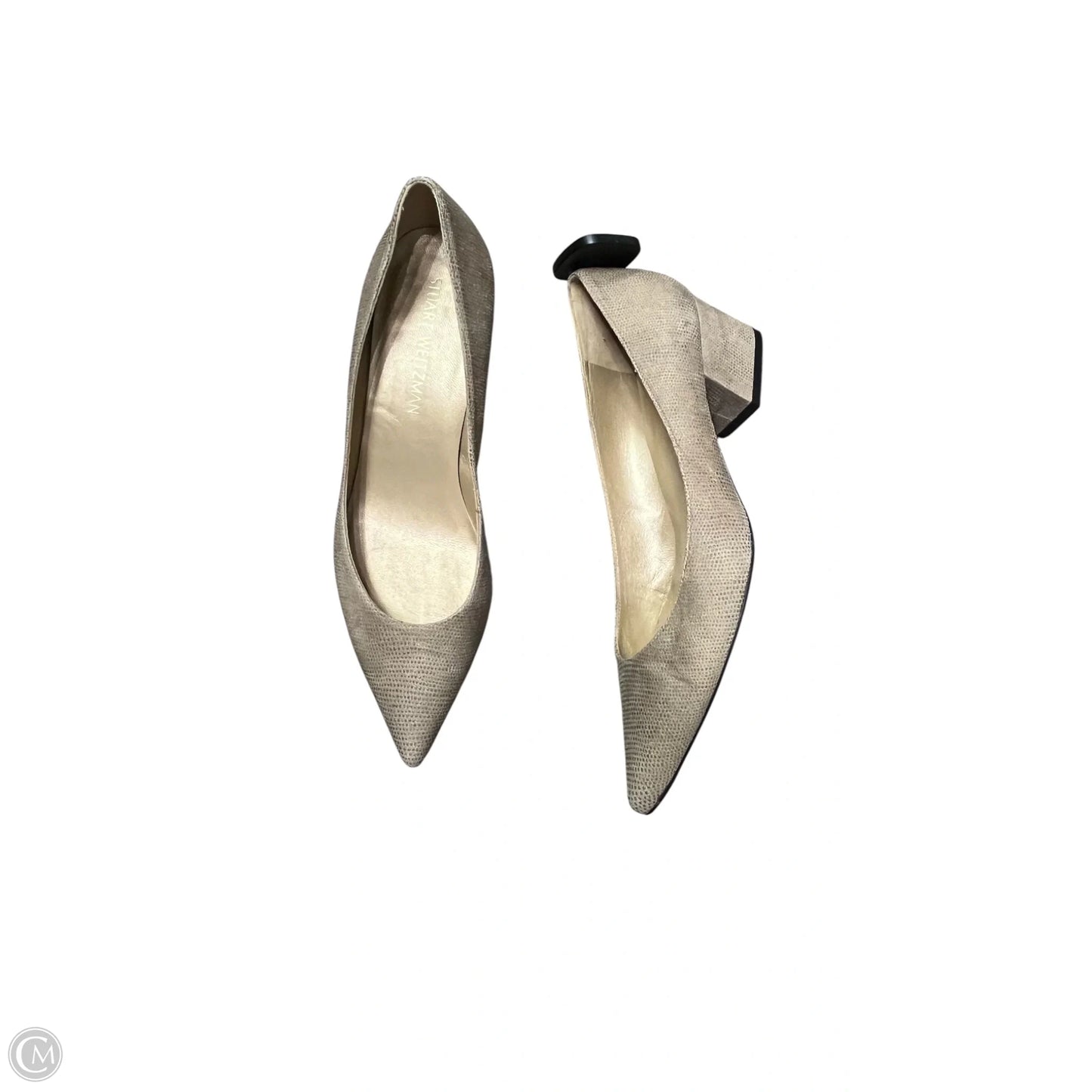 Shoes Designer By Stuart Weitzman In Tan, Size: 9