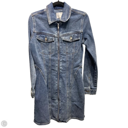Dress Casual Short By Madden Girl In Blue Denim, Size: S